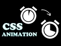 CSS Animation Clock Loading Animation