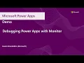 Demo Debugging Power Apps with Monitor