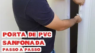 installing a folding pvc door step by step