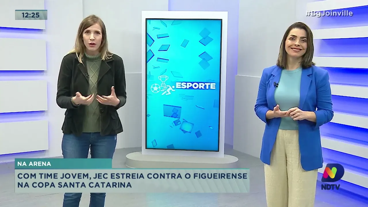 Na Arena: com time jovem, JEC estreia contra o Figueirense na Copa Santa Catarina