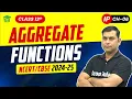 Aggregate Functions Chapter 07 Querying using SQL Class 12th Informatic Practices - Scoreshala