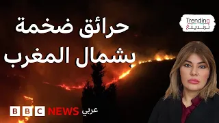 شفشاون تشتعل أكبر حرائق يشهدها المغرب هذا العام 