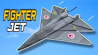 How to Make a Fighter Jet Paper Plane | Step by Step Guide 