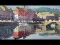 How to paint EASY water reflections - Full demo