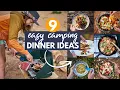 9 EASY Camping Dinner Ideas My go-to Car Camping Meals
