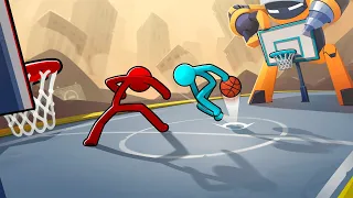 Supreme Duelist Stickman: Basketball Mini Game