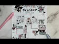2026 Winter Bucket List Happy Planner DIY Planner Insert Page Plan With Me