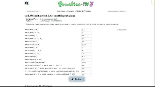 Java Practice It 3 13 mathExpressions math