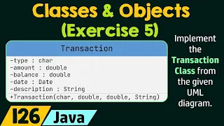 Classes and Objects Exercise 5