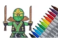 Lego Ninjago Coloring page 2016 New for Kids