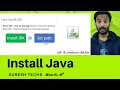 Java In Telugu Chapter - 8 Install Latest Java or J2SE