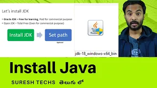 Java In Telugu Chapter - 8 Install Latest Java or J2SE