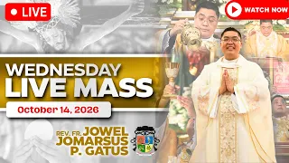 FILIPINO LIVE MASS TODAY ONLINE *OCTOBER 14, 2026* FR. JOWEL JOMARSUS GATUS