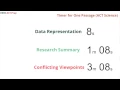 ACT Science Guided Practice Tests Part 1 5 - Timer for One Passage