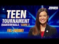 2018 Jeopardy Teen Tournament Quarterfinals Game 3 Jeopardy Full Episode