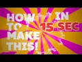 How to make radial rays in 15 seconds