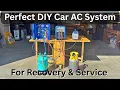 Car AC System Recovery Service With Oil And Moisture Separator Perfect DIY Setup