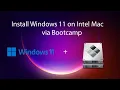 Installing Windows 11 via Bootcamp