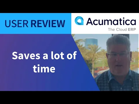 Thumbnail for Treasurer Gives Great Insights | Acumatica Review