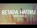 Download Lagu Rendy Aprillio - Betapa Hatiku Berterima Kasih Yesus ( Lirik Lagu Rohani ) Hanya ini Tuhan