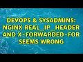 DevOps SysAdmins nginx real - ip