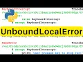 UnboundLocalError Python Tutorial