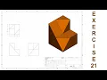 SOLIDWORKS Beginners Tutorial Exercise - 21 with narration