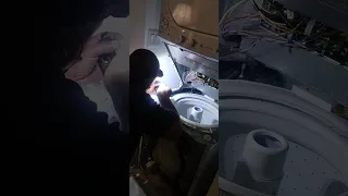 Part 1 of GE GTUP240EM5WW Laundry center repair - How to install seal Gear assembly WH16X10185