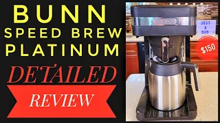 Review Bunn Speed Brew Platinum Thermal 10 Cup Coffee Maker CSB3T