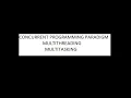 APP Advanced progg practice Concurrent Programming Paradigm Threads Multithreading Multitasking