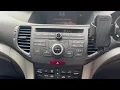 Honda Accord How to enter radio 8th gen