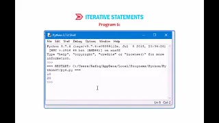 Class 8 Chapter 7 ITERATIVE STATEMENT IN PYTHON Cyber Tools