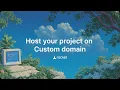 Host your project on custom domain Rocket new