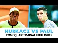 Download Lagu CRAZY Hubert Hurkacz vs Tommy Paul Match! | Rome 2024 Quarter-Final Highlights