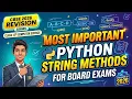 All Python String Functions Explained PYQs Class 12 Computer Science CBSE 2027 Revision