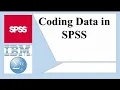How to code a questionnaire on SPSS