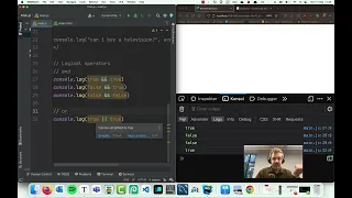 Javascript - Boolean operators Equality relational and logical operators