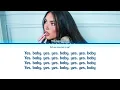 Madison Beer 'yes baby' (Color Coded Lyrics)