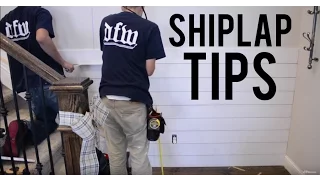 How to Install Shiplap