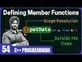 Defining Member Functions in C