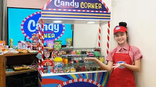 AUREA OPENS UP HER OWN CANDY CORNER STORE IN OUR BEDROOM THE ANNOYED LITTLE SISTER Aurea Alexa