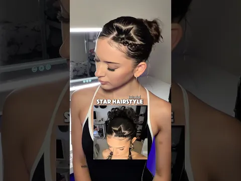 Star Hairstyle Tutorial ⭐️ #tutorial #hairstyle #toronto #hair #inspo