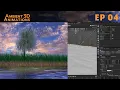 EP 04 Cinema 4D Water Loop Tutorial for Pond Scene Jiggle Deformer and Turbulence