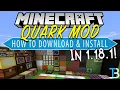 How To Download Install the Quark Mod in Minecraft 1 18 1