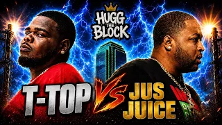 t top vs jus juice rap battle hugg the block network hosted by chilla jones