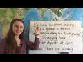 Future Actions Simple Present Present Progressive Verbs