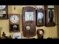 Rare 1930 s Favori Westminster Chime French Art Deco Wall Clock