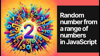 Pick a random number from a range of numbers in JavaScript