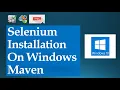 How To Install Selenium WebDriver For Java In Eclipse As Maven Dependency Beginners Tutorial