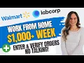 Walmart Labcorp Hiring Enter Verify Customer Orders Through Email Fax Work From Home Jobs